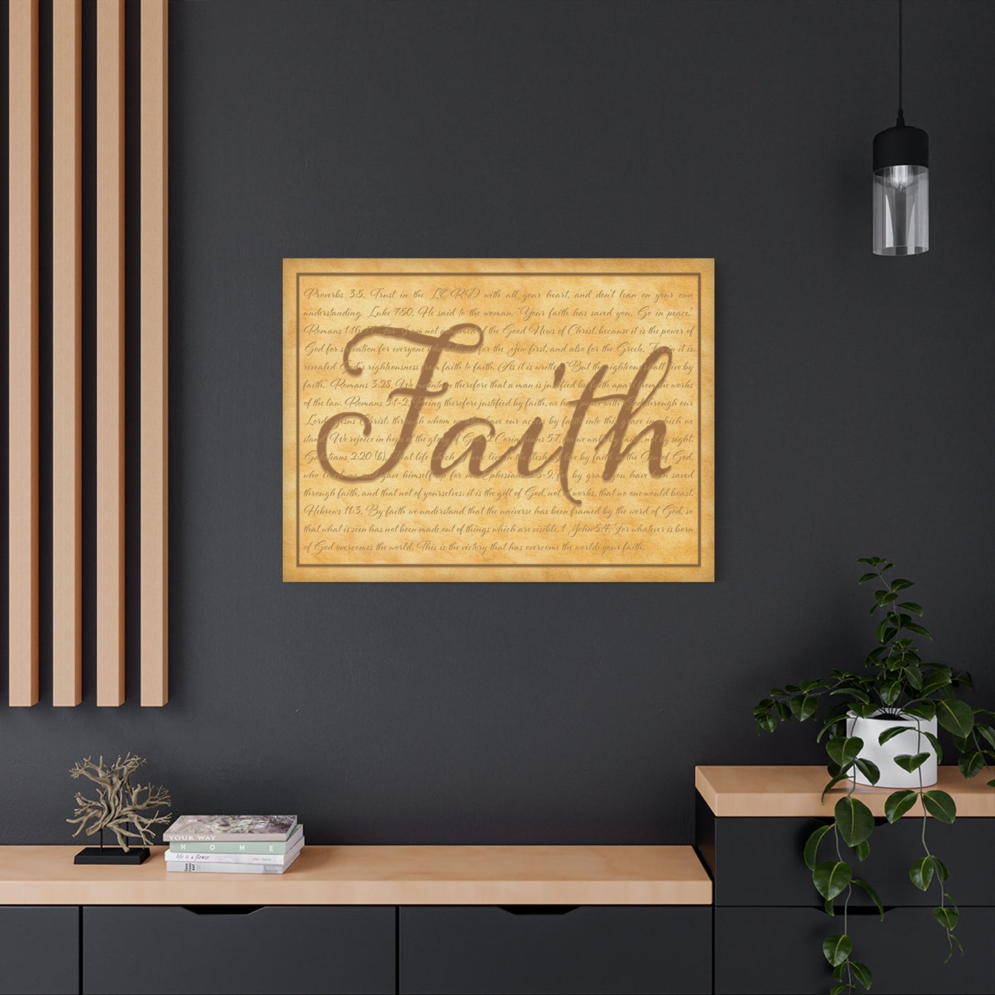 Faith Scriptures Canvas Wall Art