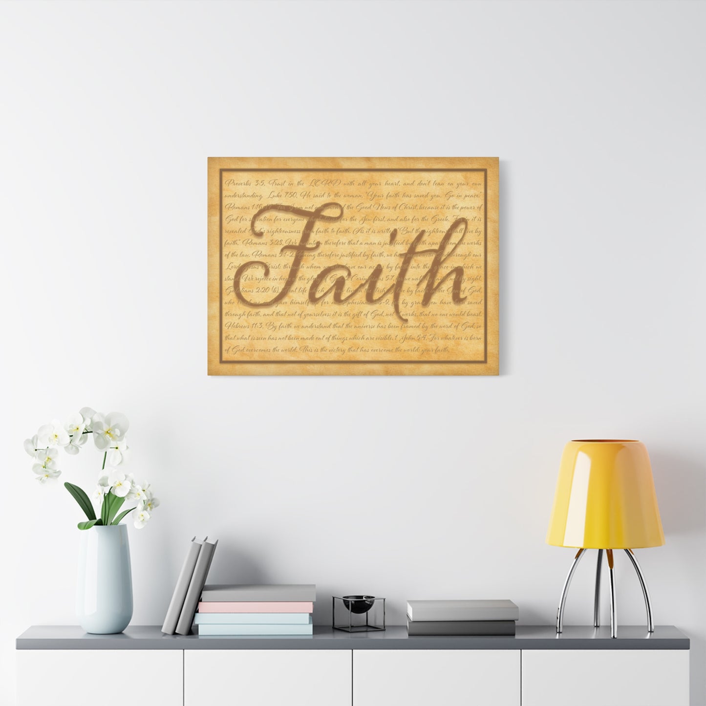 Faith Scriptures Canvas Wall Art