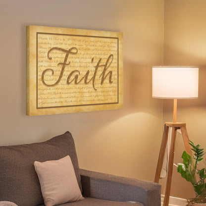 Faith Scriptures Canvas Wall Art