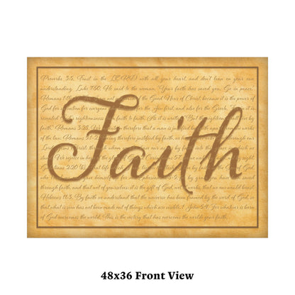 Faith Scriptures Canvas Wall Art