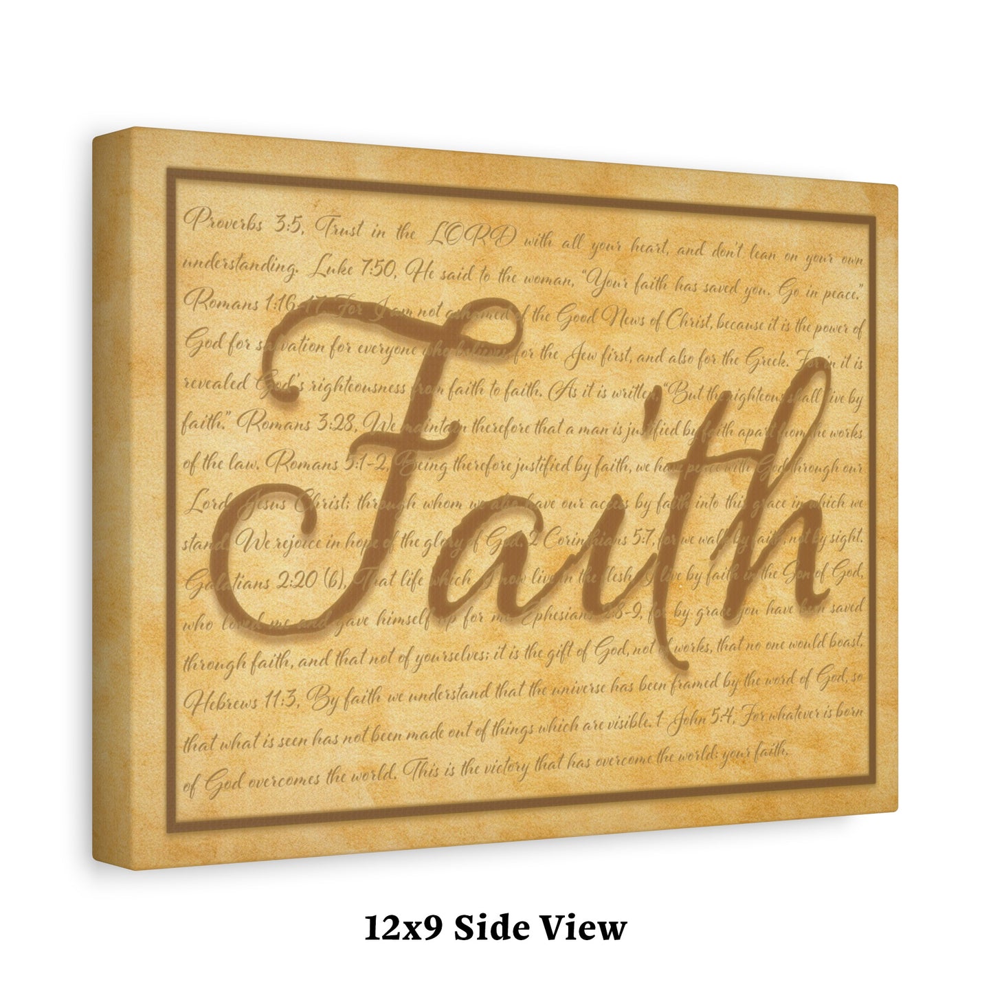 Faith Scriptures Canvas Wall Art