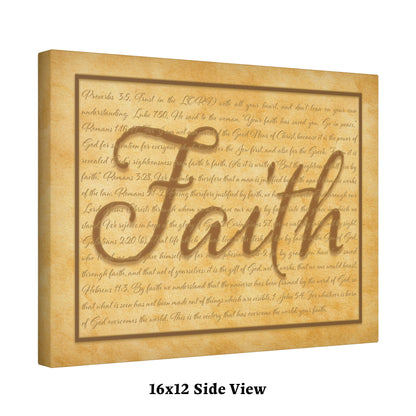 Faith Scriptures Canvas Wall Art