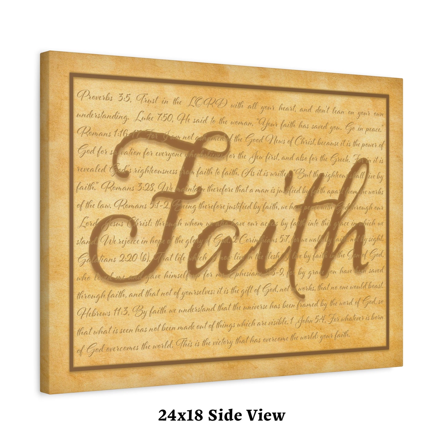 Faith Scriptures Canvas Wall Art